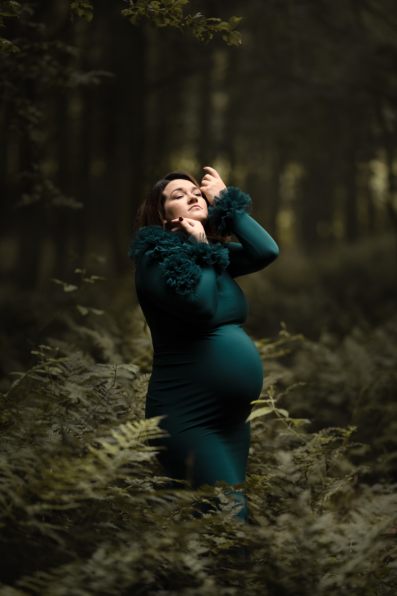 5-Babybauchshooting-im-Wald